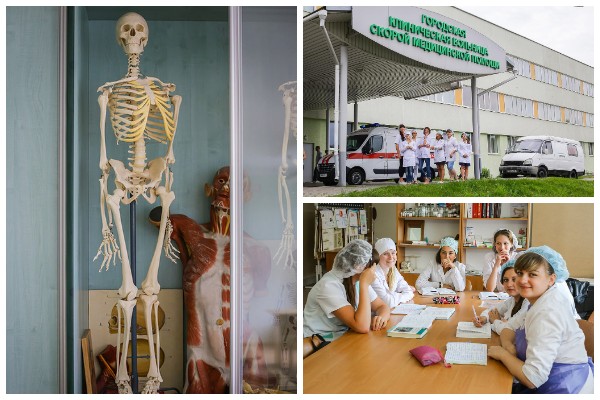 Фасад медицинского колледжа